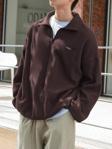 Genius Store Erkek Polar Oversize Sweatshirt Polar Sweatshirt Kahverengi 2Xl