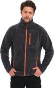 Genius Store Genıus Store Erkek Polar Tam Fermuarlı 3 Cepli Outdoor Polar Ceket Tactical Flecee Polar-Gns Füme S
