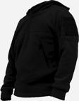 Genius Store Erkek Polar Outdoor Kapşonlu Kombat Tactical Cepli Polar Siyah Xl