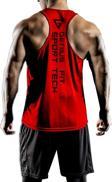 Genius Store Erkek Dry Fit Y-Back Gym Fitness Sporcu Atleti Genıus-Fıt Kırmızı Xl