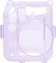 Instax Mini 12 Makine Uyumlu Lila Simli Pleksi Kılıf