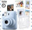 Instax mini 12 Mavi Fotoğraf Makinesi-30'lu Film-Albüm-Mandal-Çerçeve ve Kılıf Mega Set 2