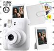 Instax mini 12 Beyaz Fotoğraf Makinesi-20'li Film-Çerçeve ve Kare Albüm Seti