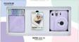 Instax mini 12 Lila Fotoğraf Makinesi 10'lu Film ve Mandal Bundle Box