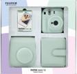 Instax mini 12 Yeşil Fotoğraf Makinesi 10'lu Film Kare Albüm ve Deri Kılıf Bundle Box