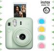Instax mini 12 Yeşil Fotoğraf Makinesi ve 4'lü Renkli Lens Seti