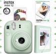 Instax mini 12 Yeşil Fotoğraf Makinesi-10'lu Film ve Mini Albüm Seti