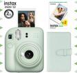 Instax mini 12 Yeşil Fotoğraf Makinesi-20'li Film ve Laporta Albüm Seti