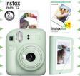 Instax mini 12 Yeşil Fotoğraf Makinesi-20'li Film ve Mini Albüm Seti