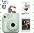 Instax mini 12 Yeşil Fotoğraf Makinesi-Çerçeve ve 10'lu mini Film Seti