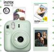Instax mini 12 Yeşil Fotoğraf Makinesi-Çerçeve ve 20'li mini Film Seti
