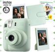 Instax mini 12 Yeşil Fotoğraf Makinesi-20'li Film-Çerçeve ve Kare Albüm Seti