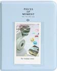 Instax Mini Film Uyumlu 64'lü Mavi PVC Albüm