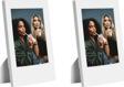 Instax Mini Film Uyumlu Beyaz 2'li Klasik Fotoğraf Çerçeve Seti