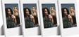 Instax Mini Film Uyumlu Beyaz 4'lü Klasik Fotoğraf Çerçeve Seti