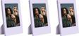 Instax Mini Film Uyumlu Lila 3'lü Klasik Fotoğraf Çerçeve Seti