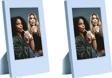 Instax Mini Film Uyumlu Mavi 2'li Klasik Fotoğraf Çerçeve Seti