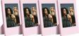 Instax Mini Film Uyumlu Pembe 4'lü Klasik Fotoğraf Çerçeve Seti