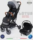 Prego Lotus 2033 Gri Kabin Tipi Travel Sistem Bebek Arabası
