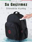 Prego Anne Bebek Çantası Siyah Kırmızı Kırmızı Tek Ebat