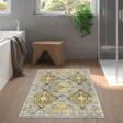 Dekoreko Kaymaz Taban Djt Banyo Halısı Trend Modern 659M Sarı