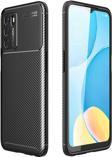 Oppo A16 Kılıf Darbe Emici Uzun Ömürlü Parmak İzi Yapmaz Karbon Tasarım Negro Kılıf