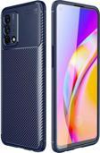 Oppo A74 4G Kılıf Darbe Emici Uzun Ömürlü Parmak İzi Yapmaz Karbon Tasarım Negro Kılıf