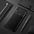 Huawei Honor Play Kılıf Darbe Emici Uzun Ömürlü Parmak İzi Yapmaz Karbon Tasarım Negro Kılıf