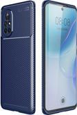 Huawei Nova 8İ Kılıf Darbe Emici Uzun Ömürlü Parmak İzi Yapmaz Karbon Tasarım Negro Kılıf