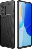 Huawei Nova 9 SE Kılıf Darbe Emici Uzun Ömürlü Parmak İzi Yapmaz Karbon Tasarım Negro Kılıf
