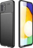 Samsung Galaxy A03 Kılıf Darbe Emici Uzun Ömürlü Parmak İzi Yapmaz Karbon Tasarım Negro Kılıf