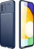 Samsung Galaxy A03 Kılıf Darbe Emici Uzun Ömürlü Parmak İzi Yapmaz Karbon Tasarım Negro Kılıf