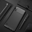 Samsung Galaxy A10 Kılıf Darbe Emici Uzun Ömürlü Parmak İzi Yapmaz Karbon Tasarım Negro Kılıf