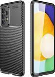 Samsung Galaxy A73 Kılıf Darbe Emici Uzun Ömürlü Parmak İzi Yapmaz Karbon Tasarım Negro Kılıf