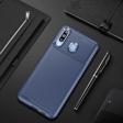 Samsung Galaxy M30 Kılıf Darbe Emici Uzun Ömürlü Parmak İzi Yapmaz Karbon Tasarım Negro Kılıf
