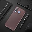 Samsung Galaxy M30 Kılıf Darbe Emici Uzun Ömürlü Parmak İzi Yapmaz Karbon Tasarım Negro Kılıf