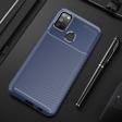 Samsung Galaxy M30S Kılıf Darbe Emici Uzun Ömürlü Parmak İzi Yapmaz Karbon Tasarım Negro Kılıf