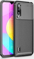 Xiaomi Mi 9 Lite Kılıf Darbe Emici Uzun Ömürlü Parmak İzi Yapmaz Karbon Tasarım Negro Kılıf