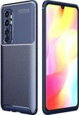 Xiaomi Mi Note 10 Lite Kılıf Darbe Emici Uzun Ömürlü Parmak İzi Yapmaz Karbon Tasarım Negro Kılıf