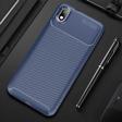 Xiaomi Redmi 7A Kılıf Darbe Emici Uzun Ömürlü Parmak İzi Yapmaz Karbon Tasarım Negro Kılıf