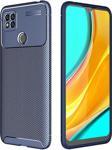 Xiaomi Redmi 9C Kılıf Darbe Emici Uzun Ömürlü Parmak İzi Yapmaz Karbon Tasarım Negro Kılıf
