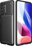 Xiaomi Redmi K40 Kılıf Darbe Emici Uzun Ömürlü Parmak İzi Yapmaz Karbon Tasarım Negro Kılıf
