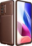 Xiaomi Redmi K40 Kılıf Darbe Emici Uzun Ömürlü Parmak İzi Yapmaz Karbon Tasarım Negro Kılıf