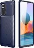 Xiaomi Redmi Note 10 Pro Kılıf Darbe Emici Uzun Ömürlü Parmak İzi Yapmaz Karbon Tasarım Negro Kılıf