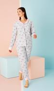 Nisanca Kadın Kışlık Welsoft Peluş Polar  Düğmeli Pijama Takımı