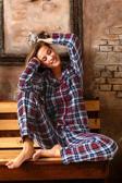 Nisanca Kadın Kışlık Welsoft Peluş Polar  Düğmeli Pijama Takımı