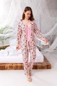 Nisanca Kutulu Çeyizlik Zen Pijama Seti - Exclusive 3 Parça İpeksi Sabahlıklı Kadın Pijama Takımı