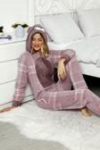 Kışlık Welsoft Kadın Polar Tulum Pijama Takımı-5 Renk