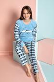 Nisanca Kışlık Kadın Polar Pijama Takımı - Yılbaşı Pijaması 