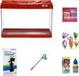 Kanki Pet 3518 Akvaryum Hazır Set Kırmızı 35 CM